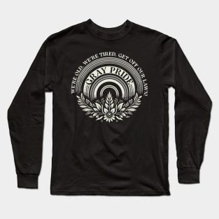 Gray Pride Long Sleeve T-Shirt